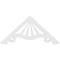 Ekena Millwork Pitch Marshall Architectural Grade PVC Gable Pediment, 36"W x 16 1/2"H x 1"P (11/12) GPP036X017X100MAR - alternate 5